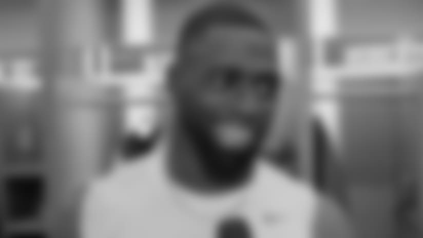 Marcus Maye Postgame Locker Room 1-on-1