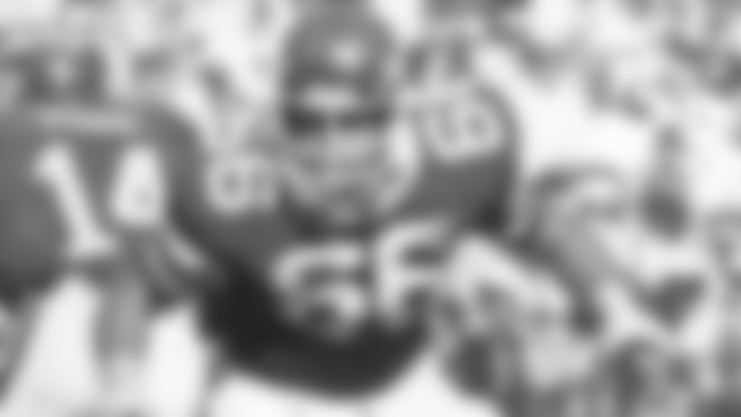 Randy Rasmussen, Offensive Guard, 1968-1981. Offense.RasmussenRActionI