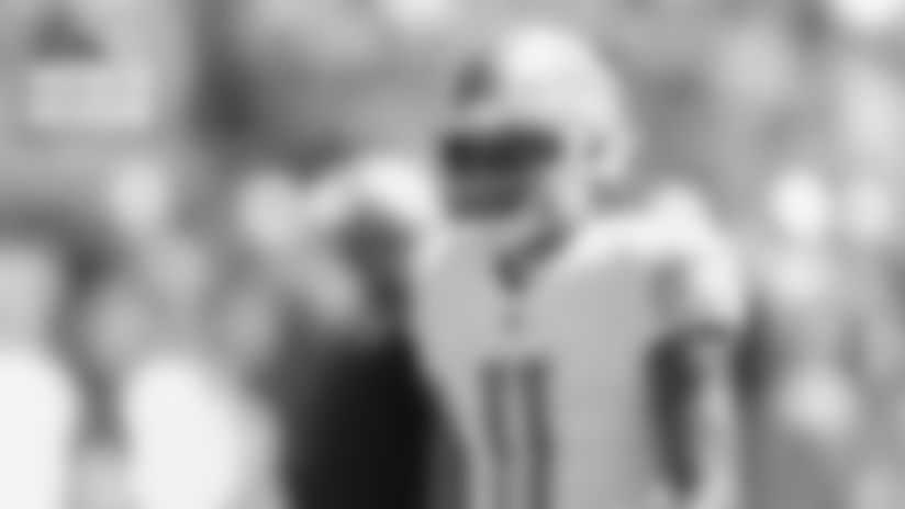 Detroit Lions wide receiver Marvin Jones Jr. (11) before a NFL football game against the San Francisco 49ers on Sunday, Sept. 16, 2018 in Santa Clara, Calif. (Detroit Lions via AP).