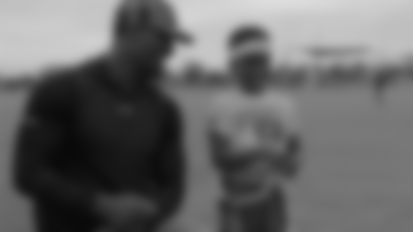 Alumni Update: James Jones coaches his son's flag football team