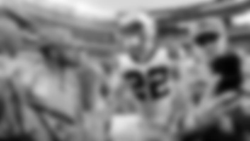 Christian McCaffrey shows military appreciation at each home game