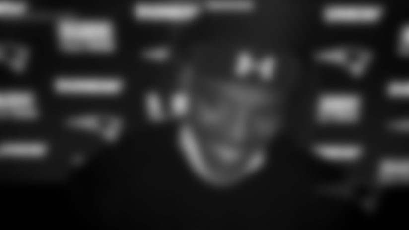 Patriots quarterback Cam Newton addresses the media via video conference call on Thursday, September 24, 2020.