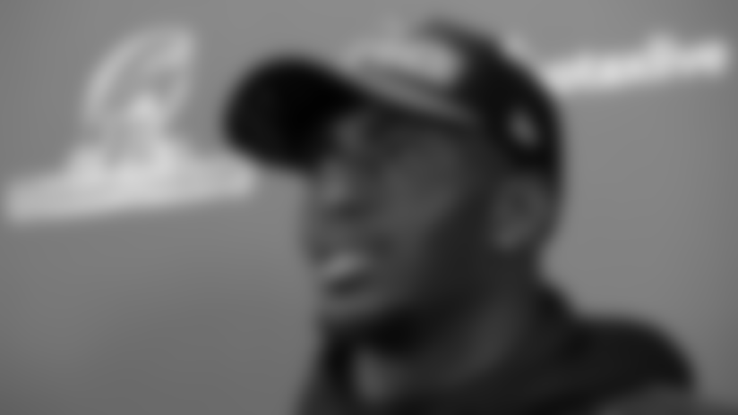 New England Patriots free safety Devin McCourty speaks at a news conference after the AFC Championship NFL football game against the Kansas City Chiefs, Sunday, Jan. 20, 2019, in Kansas City, Mo. (AP Photo/Elise Amendola)