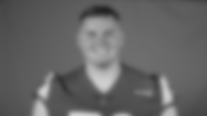 This is a 2020 photo of David Edwards of the Los Angeles Rams NFL football team. This image reflects the Los Angeles Rams active roster as of August 8th, 2020 when this image was taken. (Los Angeles Rams)