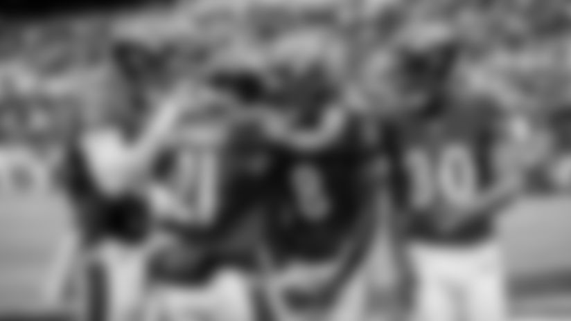Lamar Jackson and Mark Ingram II