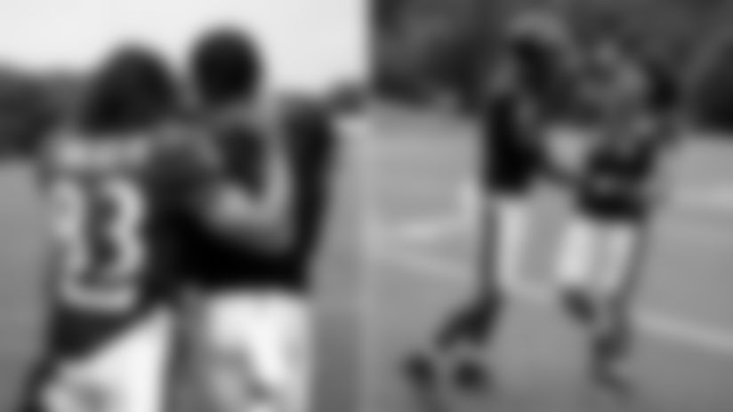 Lamar Jackson and Willie Snead