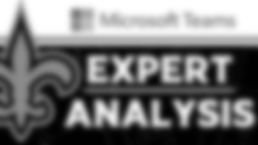 John DeShazier analyzes Alvin Kamara's big 52-yard catch and run score against the Green Bay Packers in Week 3 of the 2020 NFL season on this week's Expert Analysis presented by Microsoft Surface.