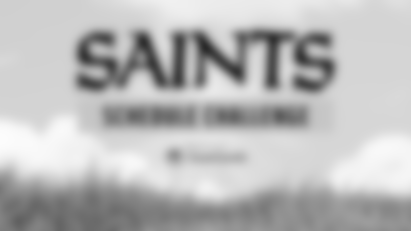 Saints Schedule Challenge presented by SeatGeek
