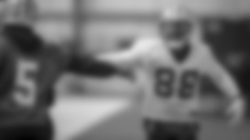 First look: Dez Bryant at Saints practice