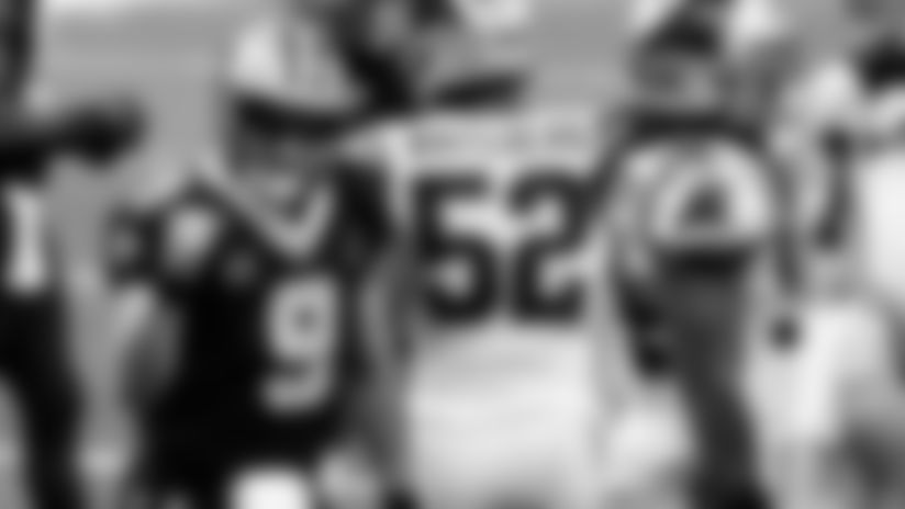 Game replay highlights from the New Orleans Saints vs Carolina Panthers week 7 game during the 2020 NFL season.