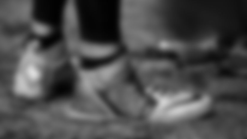 Several New Orleans Saints players wore custom footwear as part of the NFL's My Cause, My Cleats campaign for Week 14 against the San Francisco 49ers.