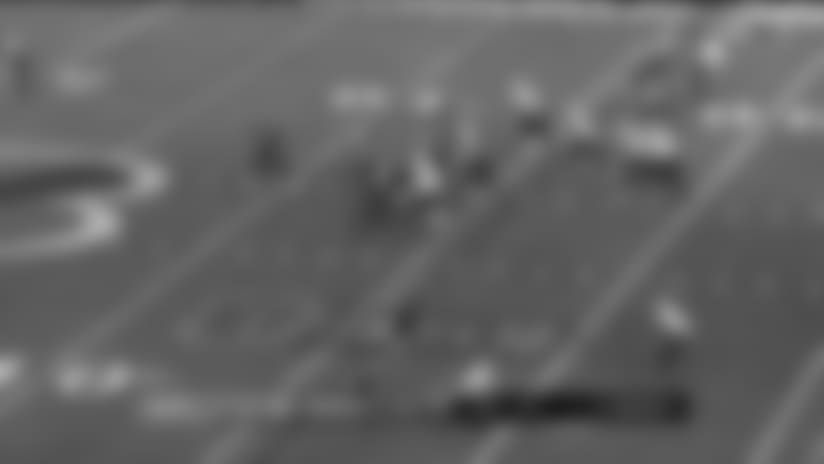 Marcus Williams nearly returns Dalton's INT for TD