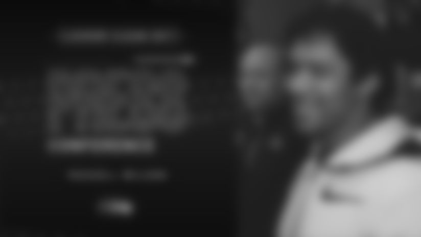 Russell Wilson 2019 Locker Clean Out Press Conference