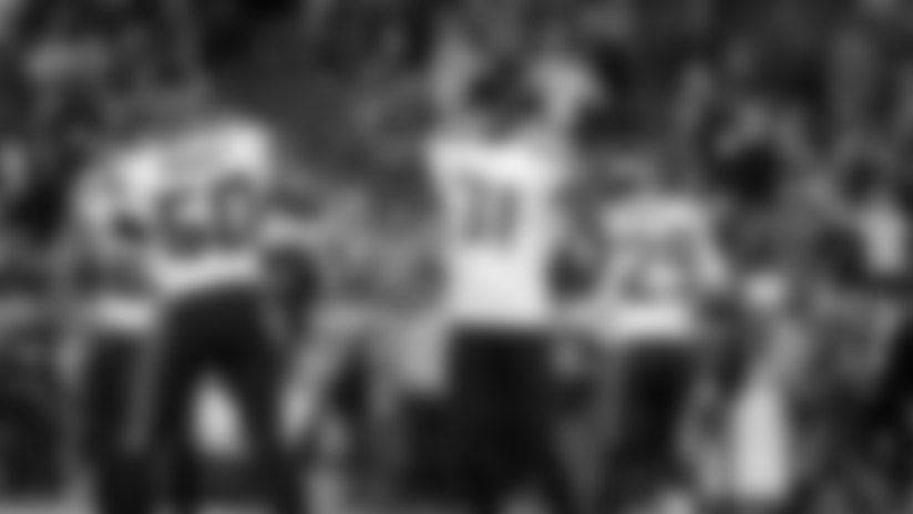 Seattle Seahawks safety Kam Chancellor (31) warms up with teammates before an NFL football game against the New England Patriots, Sunday, Nov. 13, 2016, in Foxborough, Mass. (AP Photo/Steven Senne)