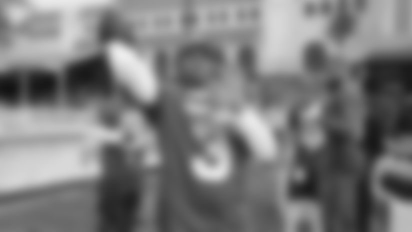 Seattle Seahawks quarterback Russell Wilson (3) during the 2019 Pro Bowl Skills Showdown, Wednesday, Jan. 23, 2019 in Orlando, Fla. (Ben Liebenberg/NFL)(Ben Liebenberg/NFL)