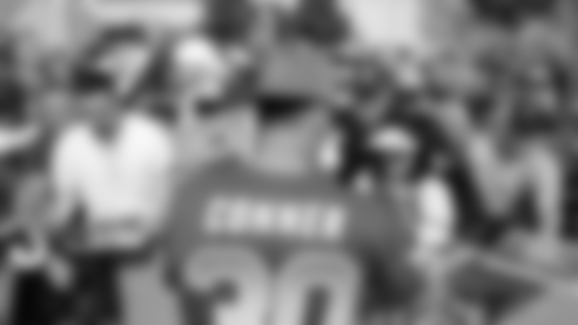 The AFC Pro Bowl team practices at the ESPN Wide World of Sports in Orlando, FL.