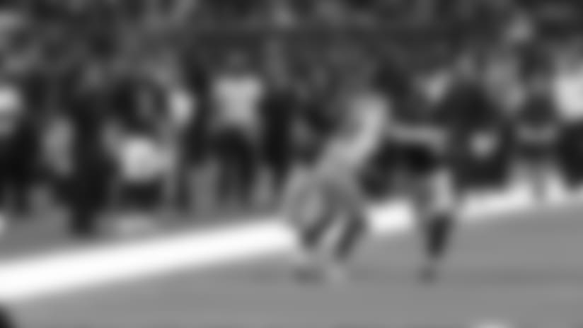 VIDEO: Alfred Blue stiff arms defender to gain 28 yards