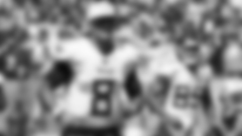 After two games, tight end Delanie Walker leads the Titans with nine catches for 94 yards and two touchdowns. Rookie A.J. Brown leads the team in receiving yards (125), on six catches.