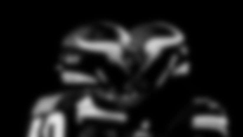 View exclusive black-and-white images from Week 6 as the Vikings took on the Falcons at U.S. Bank Stadium.