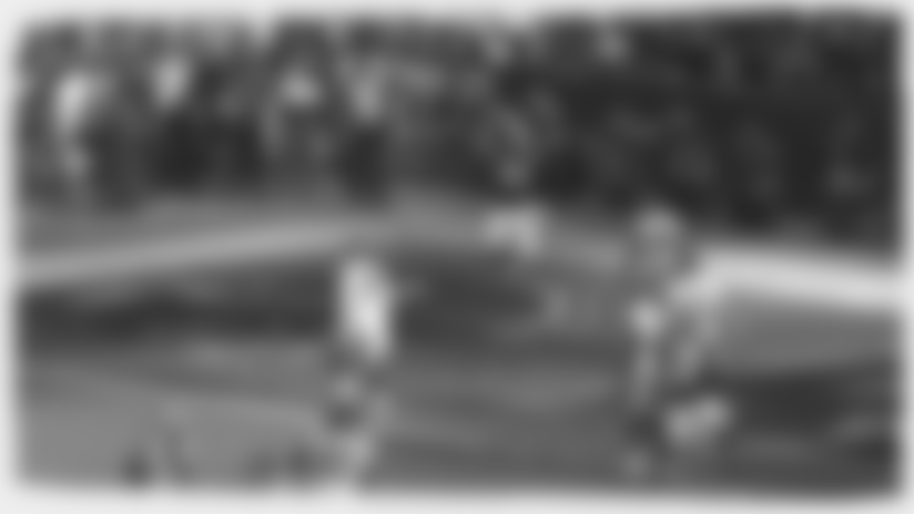 Dwayne Haskins Caps Perfect Drive With TD Floater To Hale Hentges