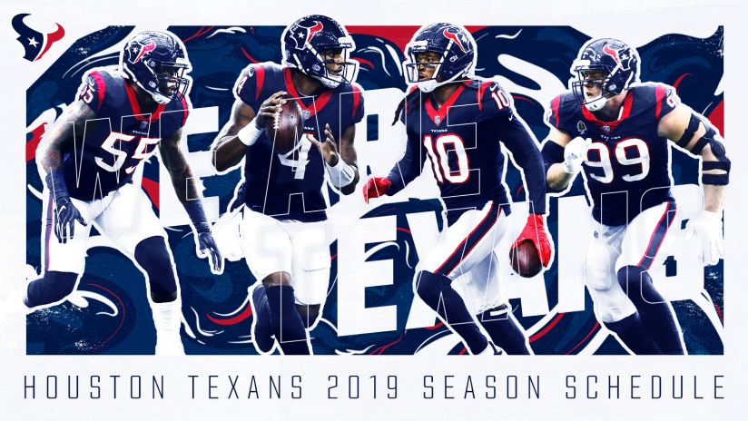 Texans announce 2019 schedule