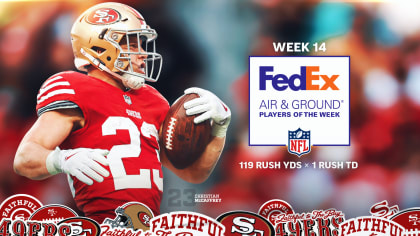 Christian McCaffrey Nominated for FedEx Ground Player of Week 4