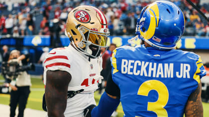 Odell Beckham Jr. shares emotional moment with Deebo Samuel after