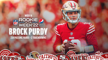 Brock Purdy had 2nd-most productive season by rookie QB since 2016