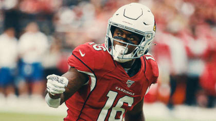 Arizona Cardinals wide receiver Trent Sherfield (16) stands on the