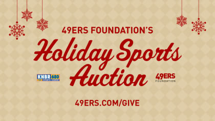 49ers Foundation Announces Details for the Holiday Sports Auction