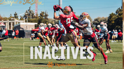 49ers announce inactives for Week 2 game with Rams, three players set for  debuts - A to Z Sports