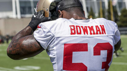 49ers LB NaVorro Bowman out with season-ending Achilles injury