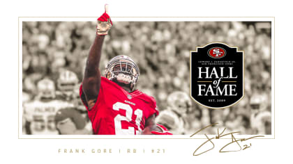 Frank Gore San Francisco 49ers Signed Red with Black & Gold Pro