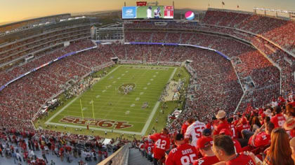 49ers Team Store at Levi's Stadium. Huge 49ers sports memorabilia stor