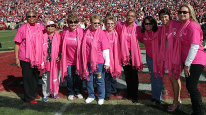 The NFL celebrates breast cancer awareness