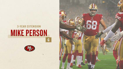 49ers Sign OL Mike Person to Three-year Contract Extension