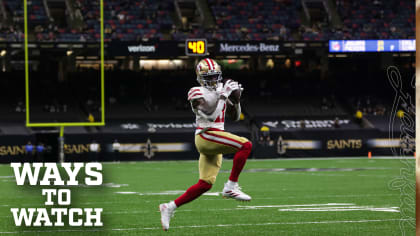 Ways to Watch and Listen: New Orleans Saints vs. San Francisco 49ers (Week  12)