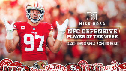 Nick Bosa named NFC defensive player of Week 13 - Sactown Sports