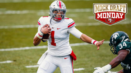 49ers select QB Trey Lance in Chad Reuter's latest mock draft