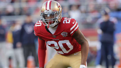 Cornerback (20) Ambry Thomas of the San Francisco 49ers against the Los  Angeles Rams in an