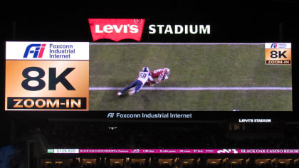 San Francisco 49ers unveil the first in-stadium 8K replay system