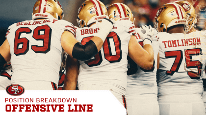 49ers offensive line a surprising strength, not a liability