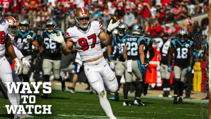 49ers-Panthers Week 1: Score updates, TV schedule, stream, how to watch,  more - Niners Nation