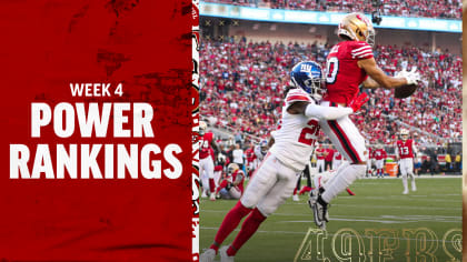 NFC West Power Rankings entering Week 4: 49ers dominating