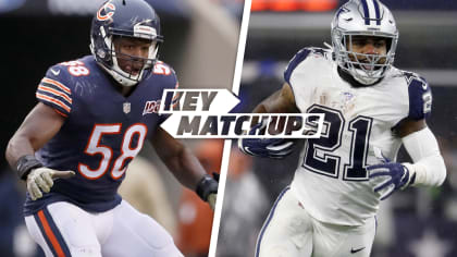 Week 14 Key Matchups: Chicago Bears vs. Dallas Cowboys