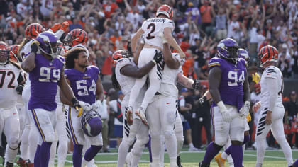 Cincinnati Bengals win 27-24 in overtime over the Minnesota