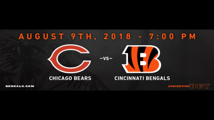 How To Watch, Listen & Follow the Cincinnati Bengals at Chicago Bears on  Sunday, September 19, 2021