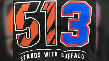 Bengals Damar Hamlin 513 Stands With Buffalo Shirt