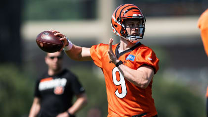 Joe Burrow participates in Day 1 of Bengals OTAs