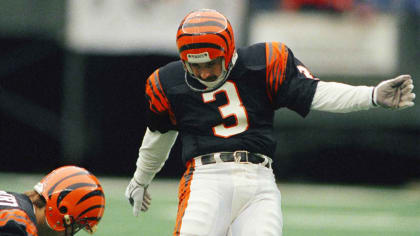 Boomer Esiason Cincinnati Bengals Men's Orange Pro Line Name